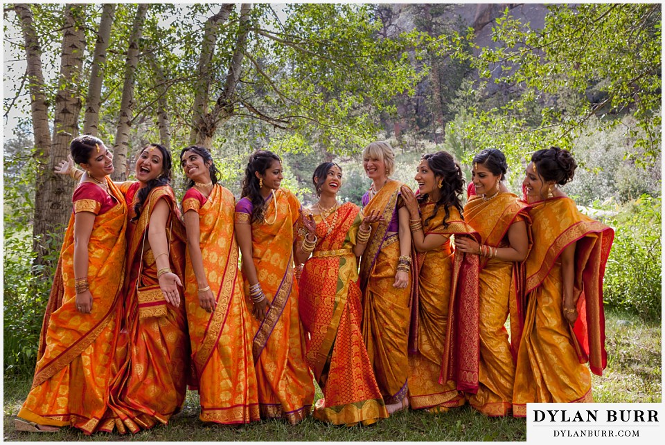 black canyon inn hindu wedding bridesmaids