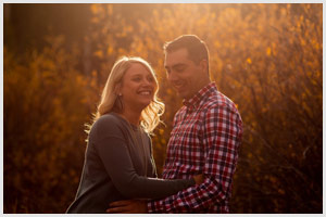 colorado mountain engagement session in fall