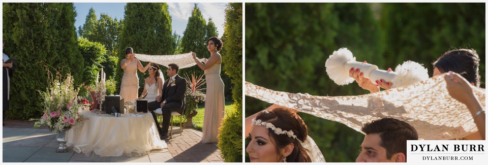 colorado wedding photographer denver botanic gardens persian wedding ceremony
