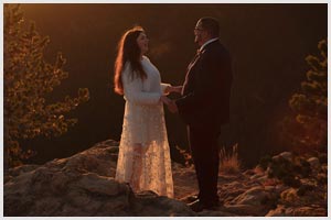 staunton state park colorado elopement wedding