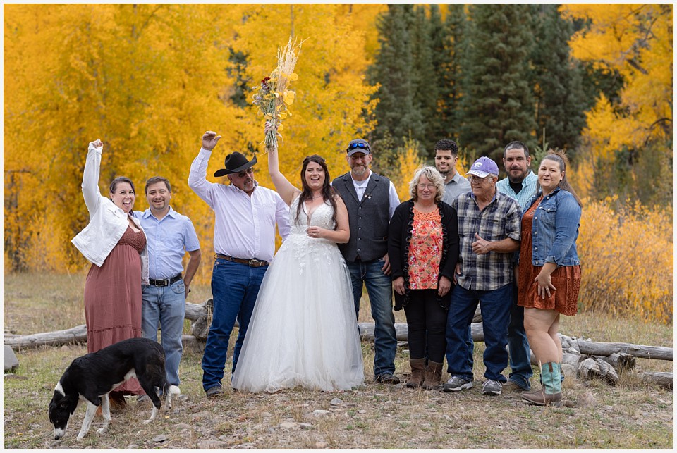 adventure elopement western colorado wedding celebration
