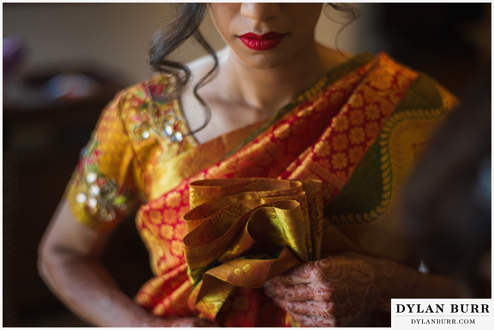 black canyon inn hindu wedding sari folding