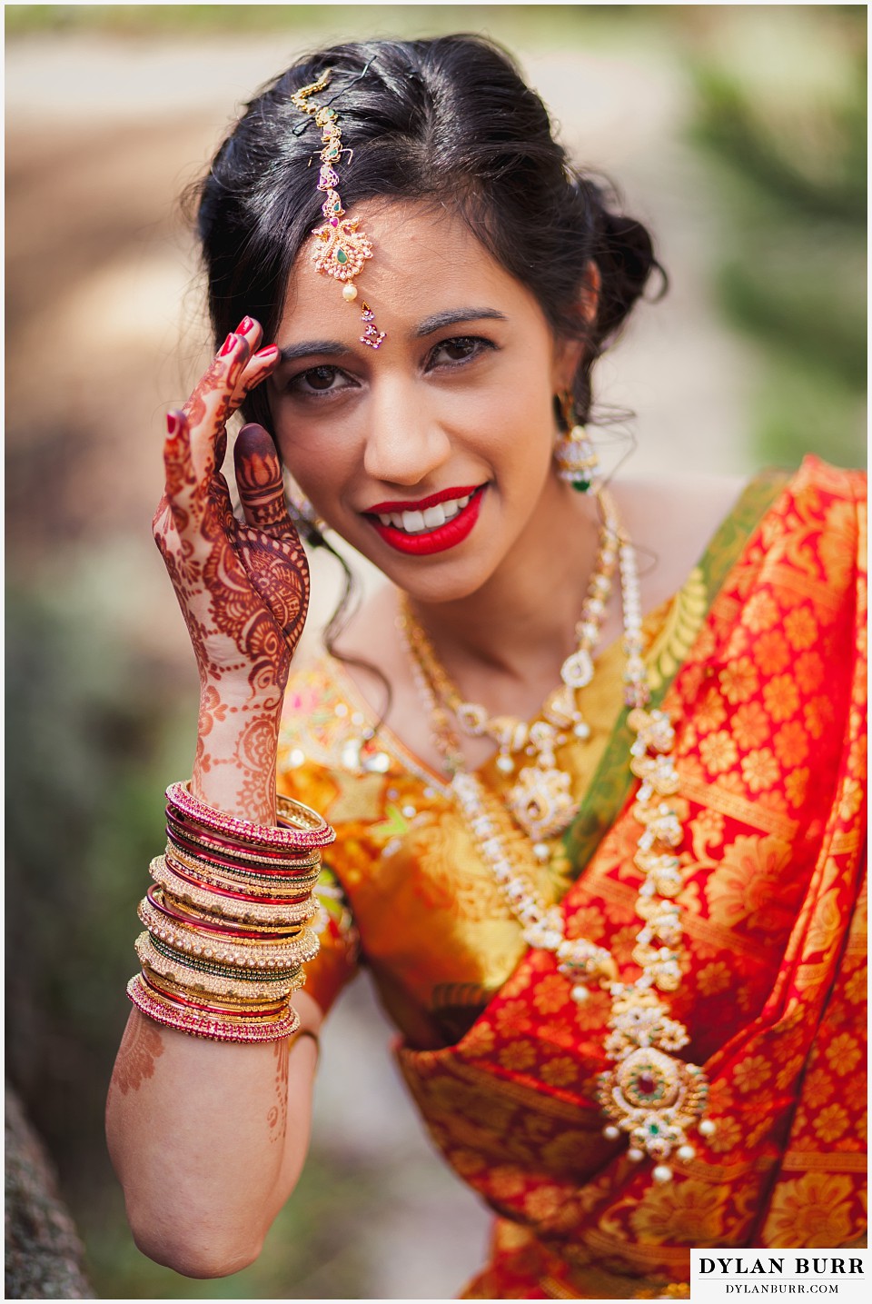 black canyon inn hindu wedding bride closeup