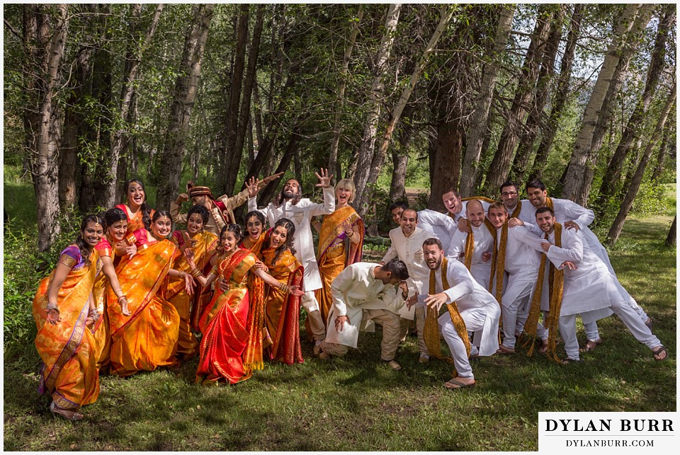 black canyon inn hindu wedding fun bridal party
