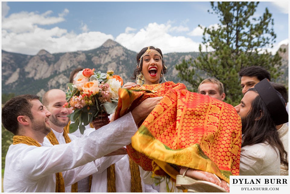 black canyon inn hindu wedding throwing bride in air