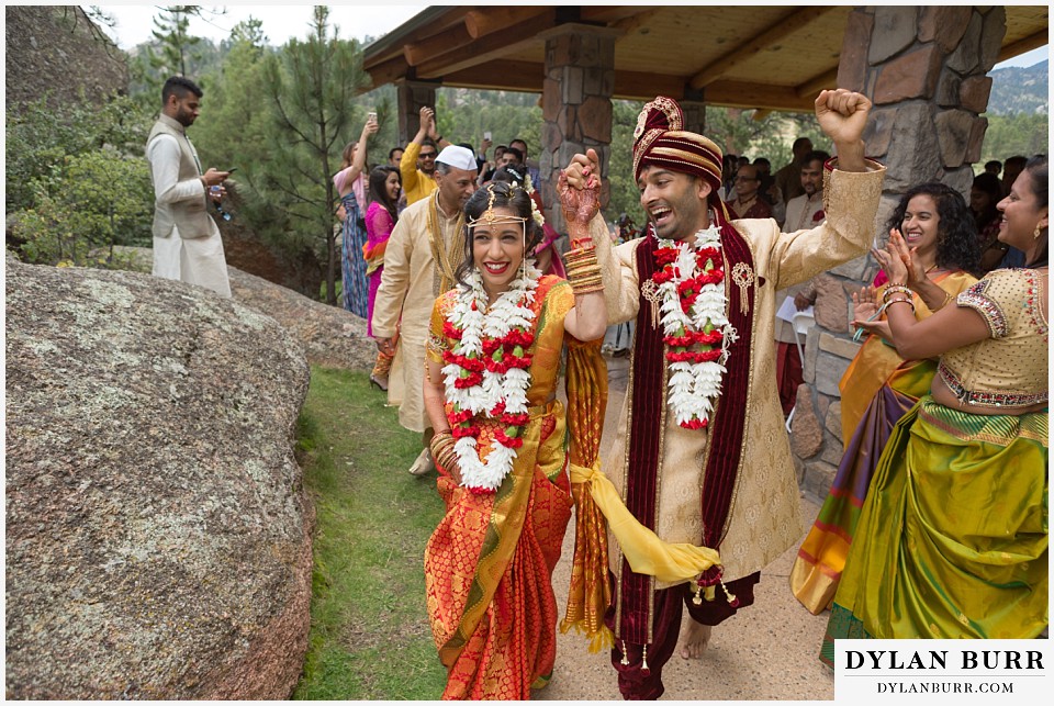 black canyon inn hindu wedding exiting ceremony happy