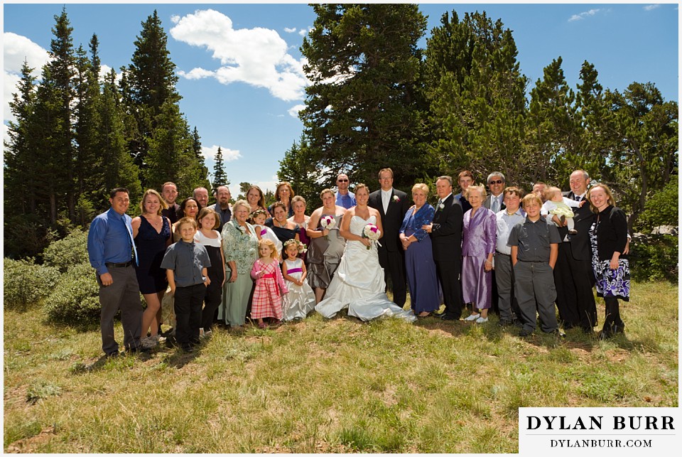 breckenridge 4wd adventure wedding entire guest photo mid mountain