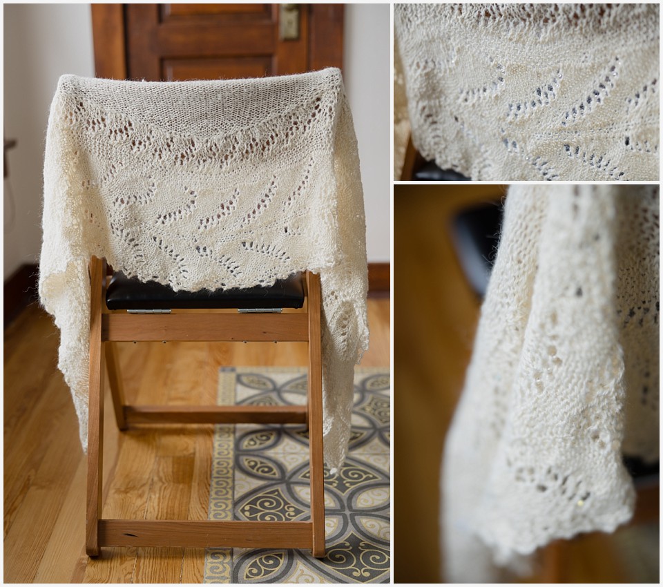 chautauqua community house wedding grandma knitted shawl with over 700 beads