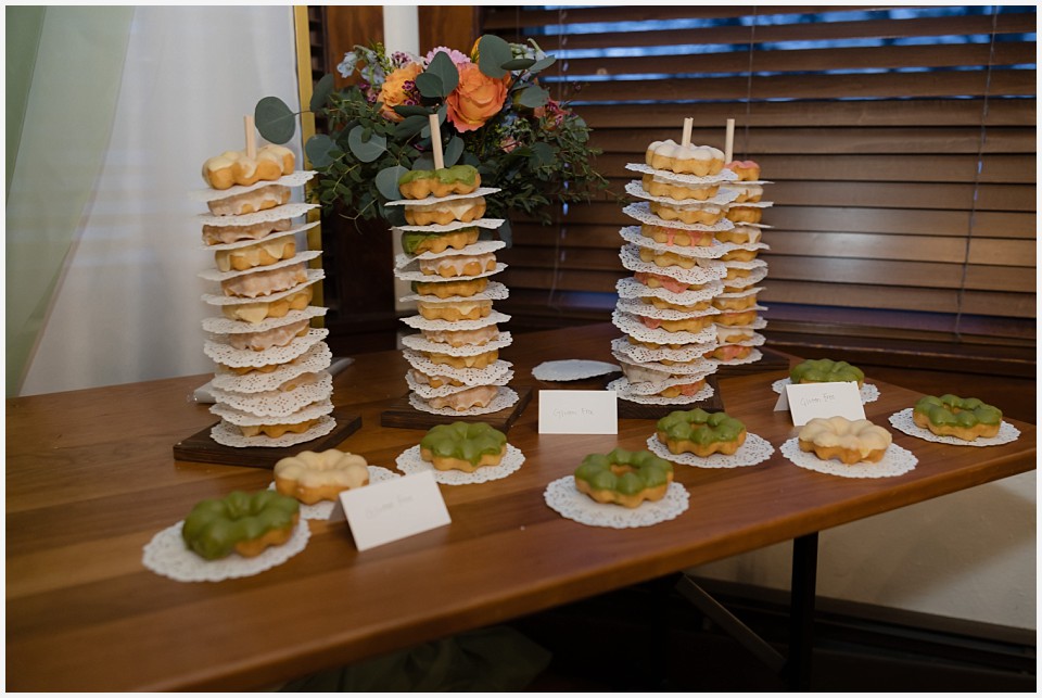 chautauqua community house wedding donuts