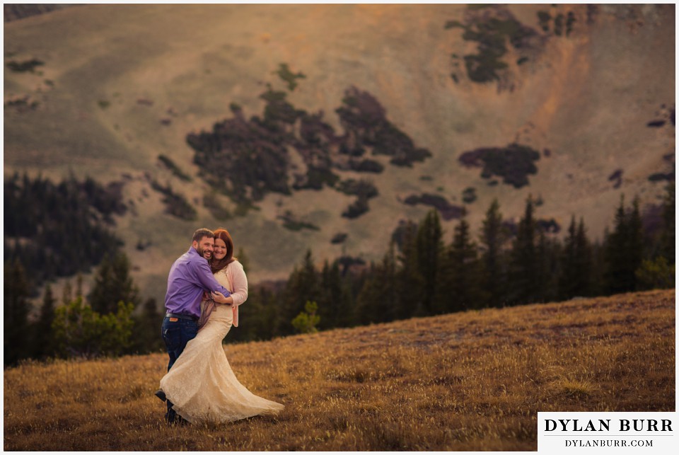 colorado wedding photographer high alpine mountain wedding fun couple