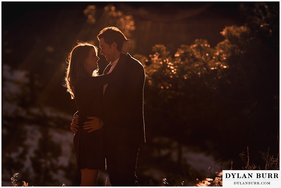 colorado mountain sunset engagement photos 0066