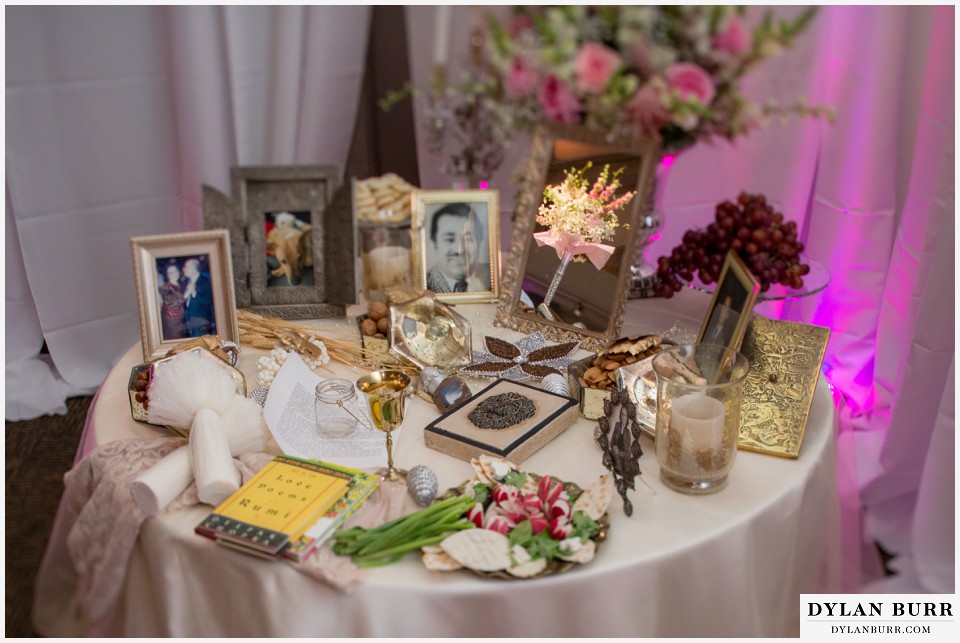 colorado wedding photographer denver botanic gardens reception sofreh aghd table