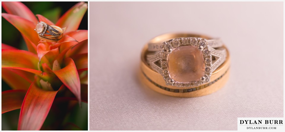 colorado wedding photographer denver botanic gardens wedding rings