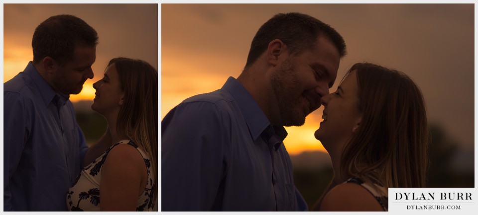 denver sunset engagement photographer