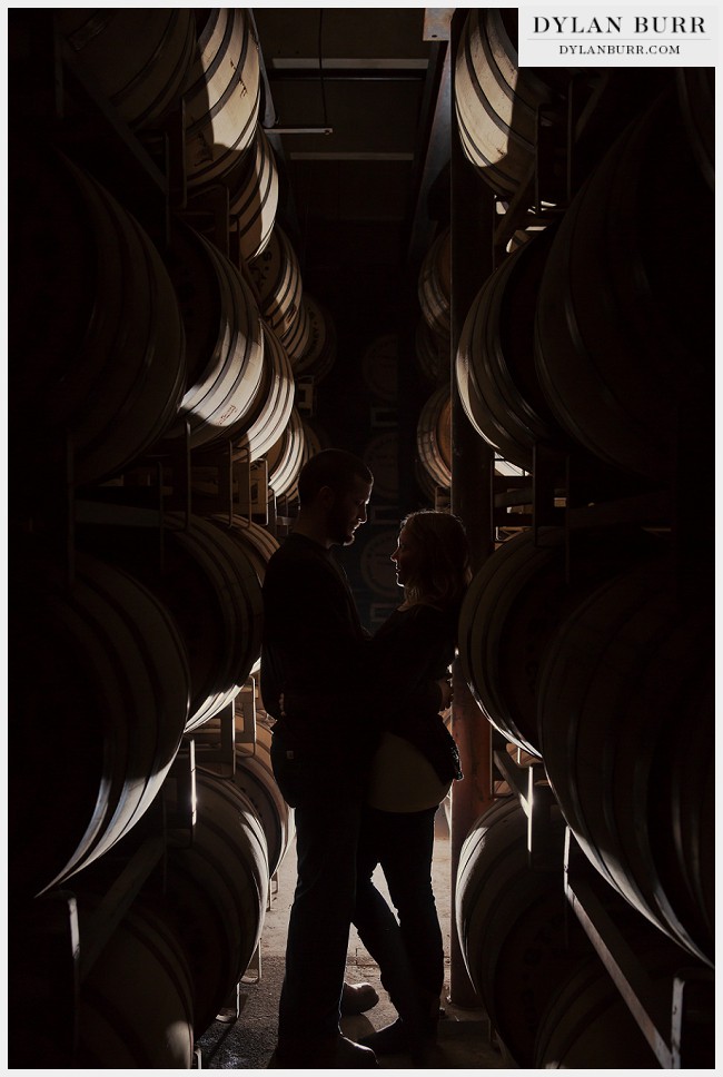 unique denver engagement photos silhouette barrels