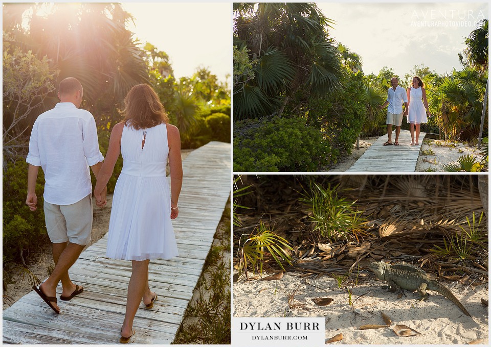 destination beach wedding day after little water cay iguana turks caicos