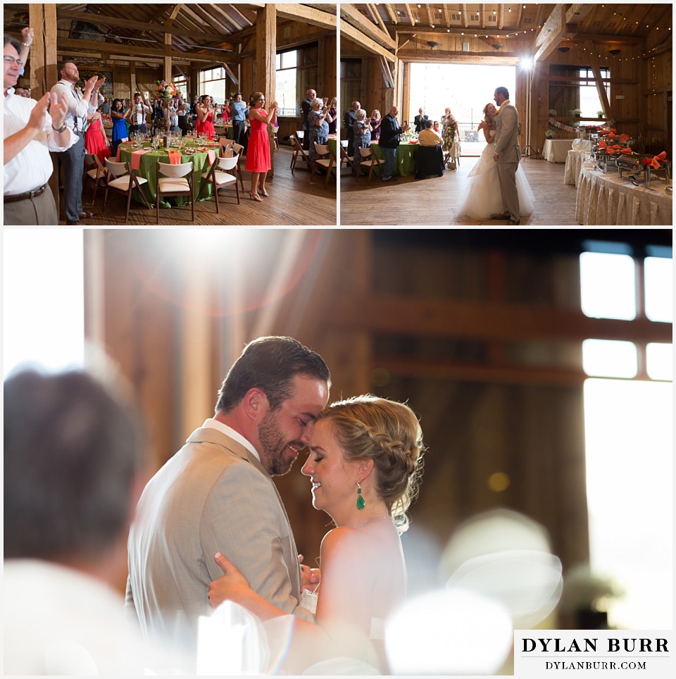 devils thumb ranch wedding bride and groom first dance