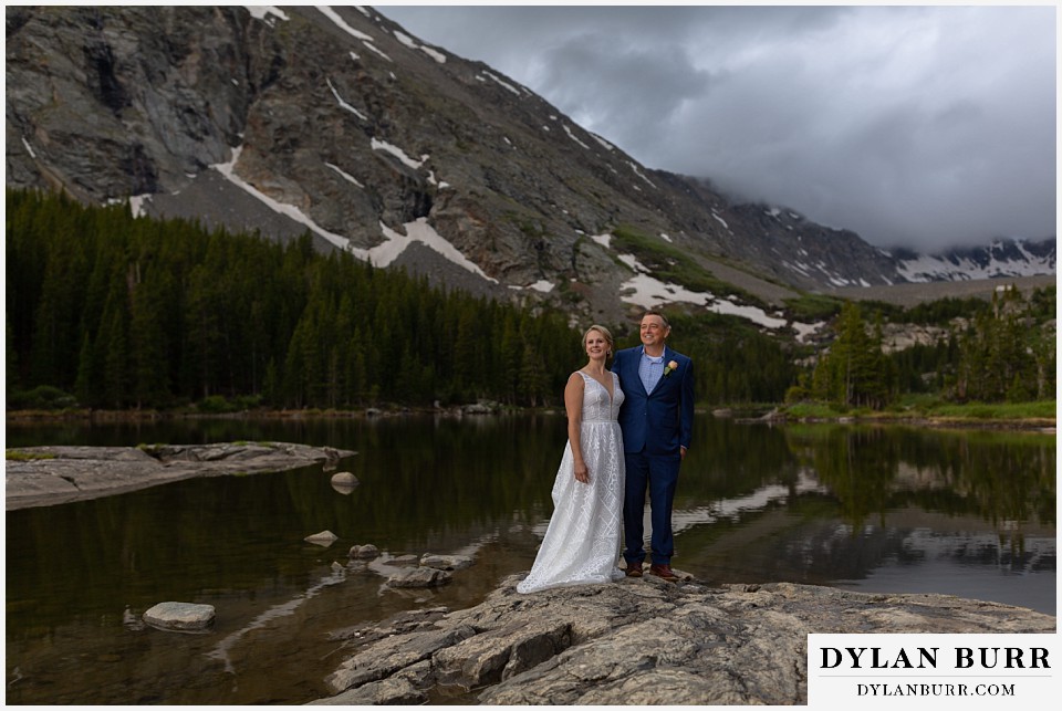 breckenridge blue lakes elopement wedding colorado