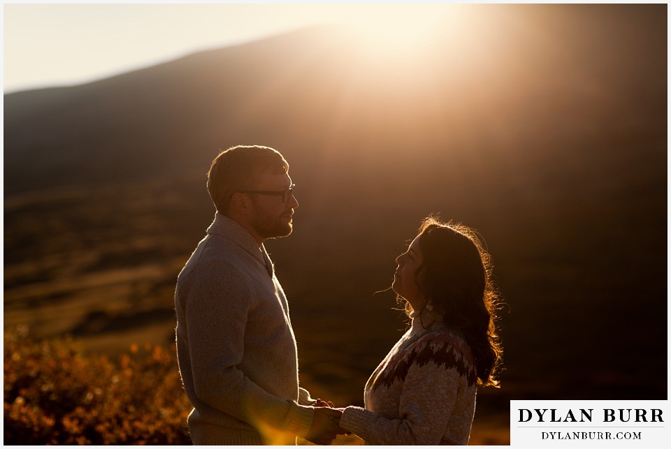 georgetown colorado autumn engagement photos