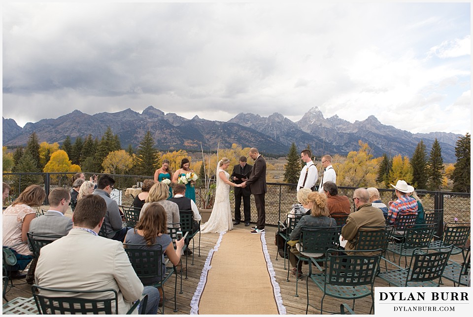 grand teton wedding dornans ceremony site view