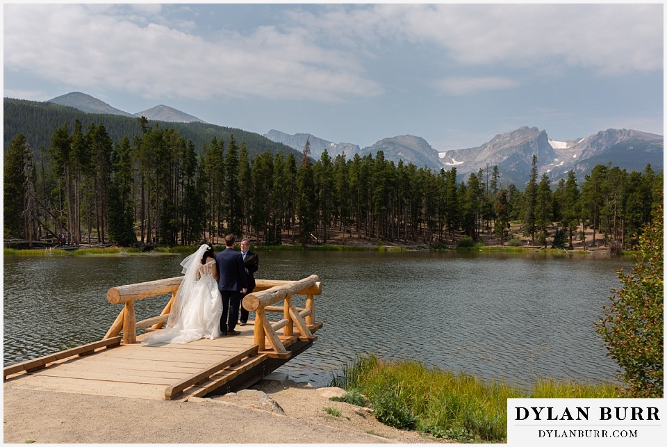 intimate wedding elopement sprague lake rocky mountain national park sprague lake wedding