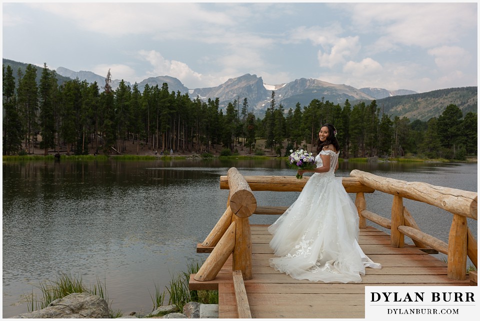 bride at sprague lake