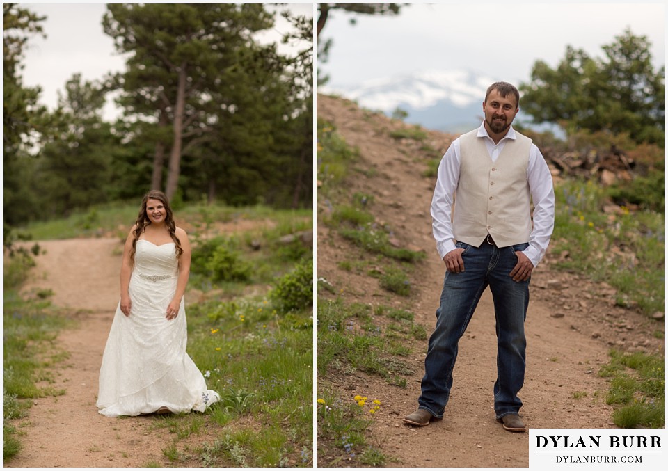colorado mountain elopement lost gulch overlook wedding boulder co bride and groom