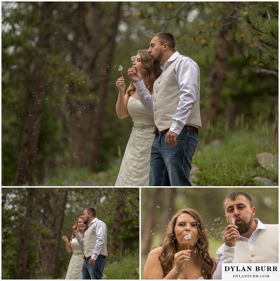 colorado mountain elopement lost gulch overlook wedding boulder co blowing wishes
