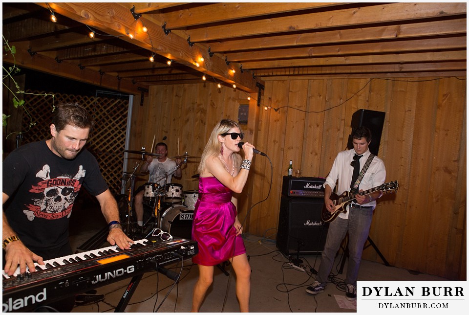 lyons farmette wedding The Goonies 1980's cover band