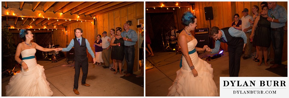 lyons farmette wedding bride and groom first dance