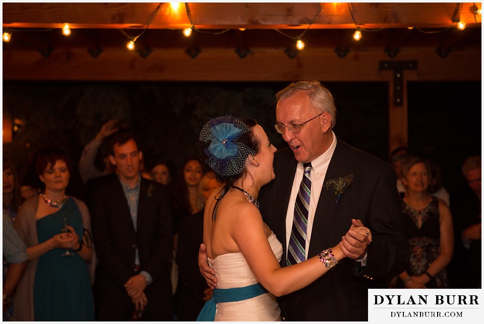 lyons farmette wedding bride dancing with father