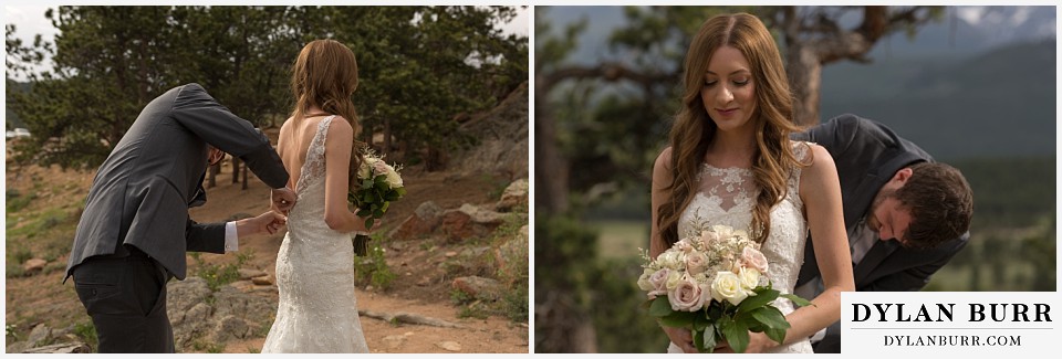 rocky mountain national park elopement wedding rmnp getting ready at 3m curve