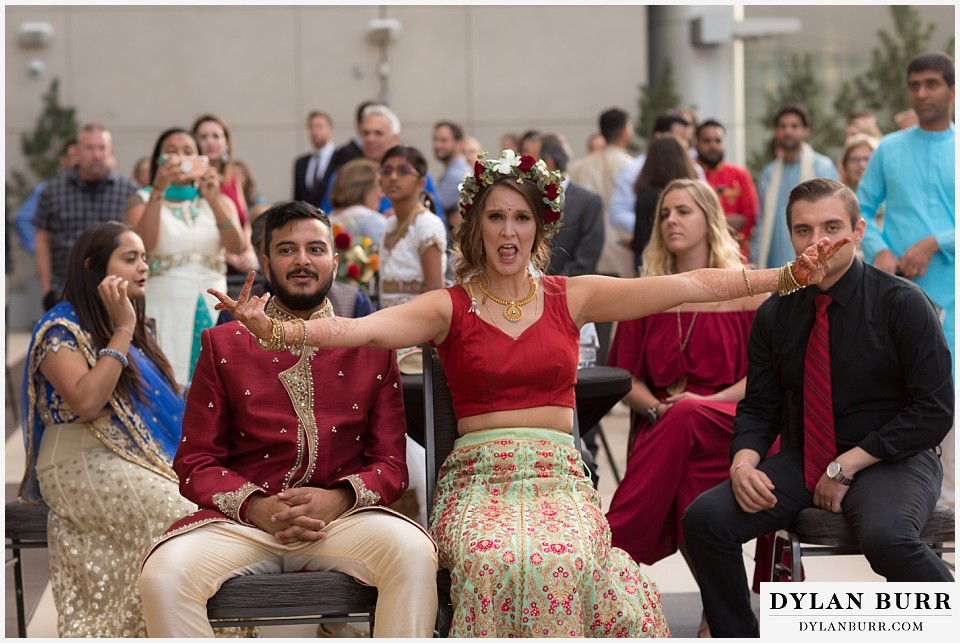 hyatt regency downtown denver indian wedding garba dance beginning
