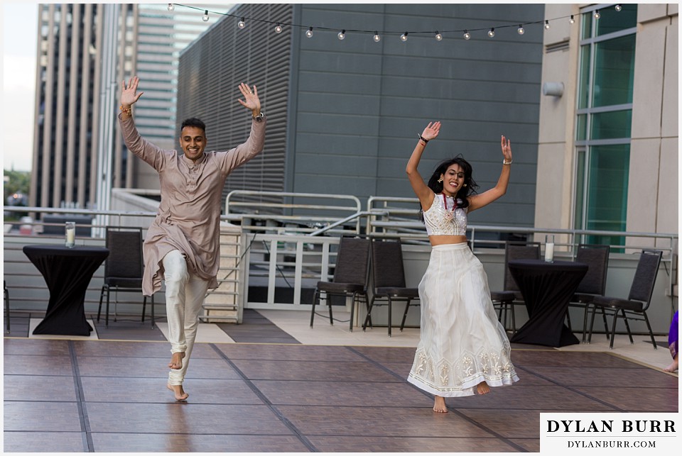 hyatt regency downtown denver indian wedding garba rooftop dances
