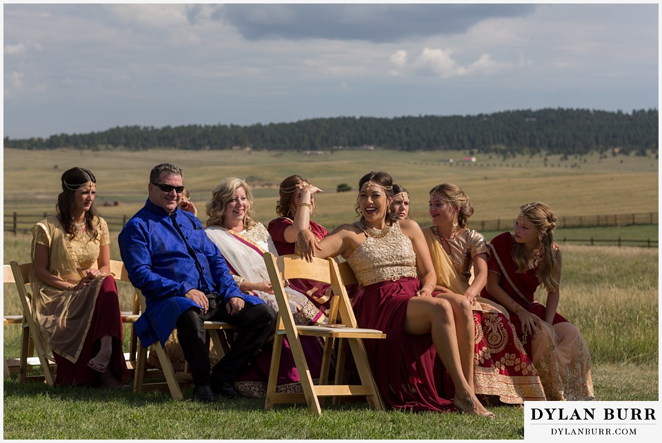 spruce mountain ranch wedding indian wedding bridesmaids