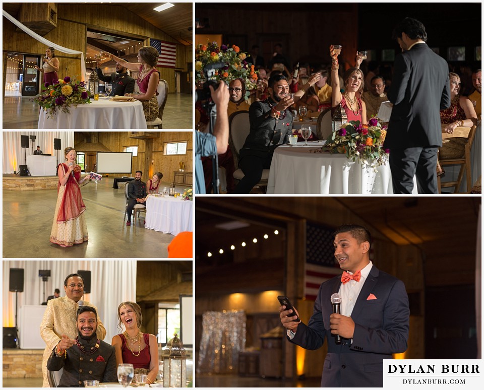 spruce mountain ranch wedding indian wedding reception toasts