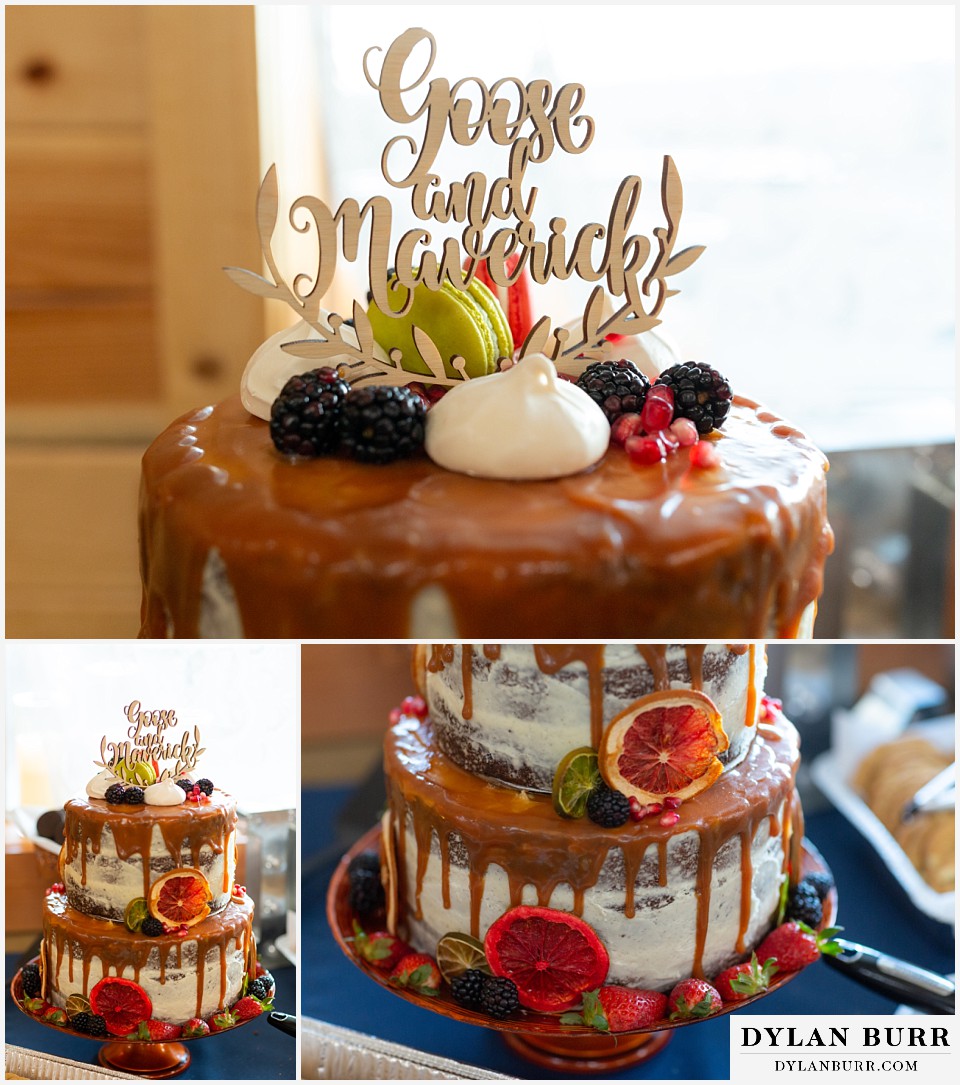 the covey fort collins wedding venue caramel chocolate wedding cake