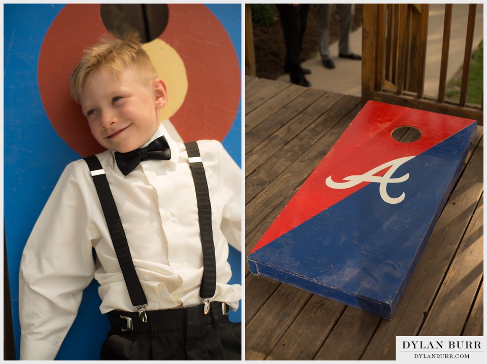 denver wedding photography cornhole bags