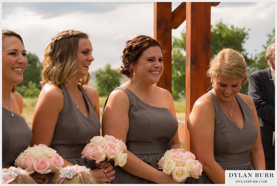 vista at applewood denver wedding bridemaids crying