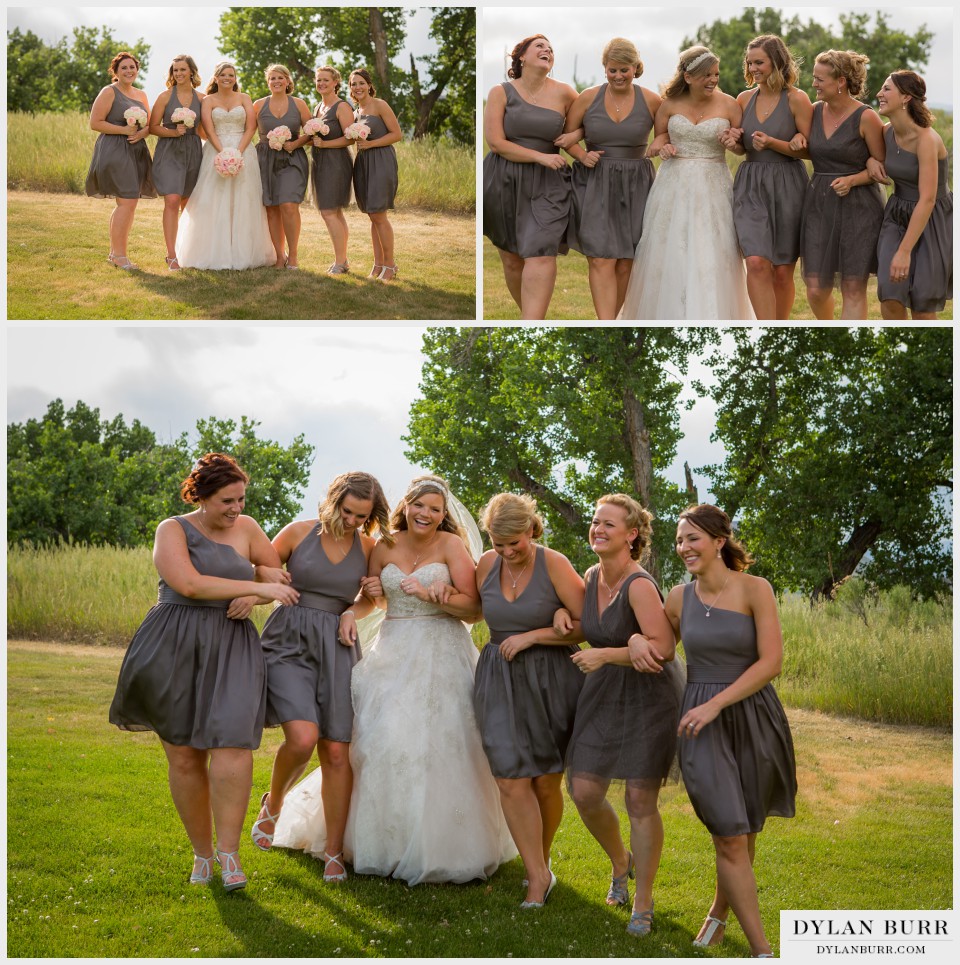 vista at applewood denver wedding bridesmaids