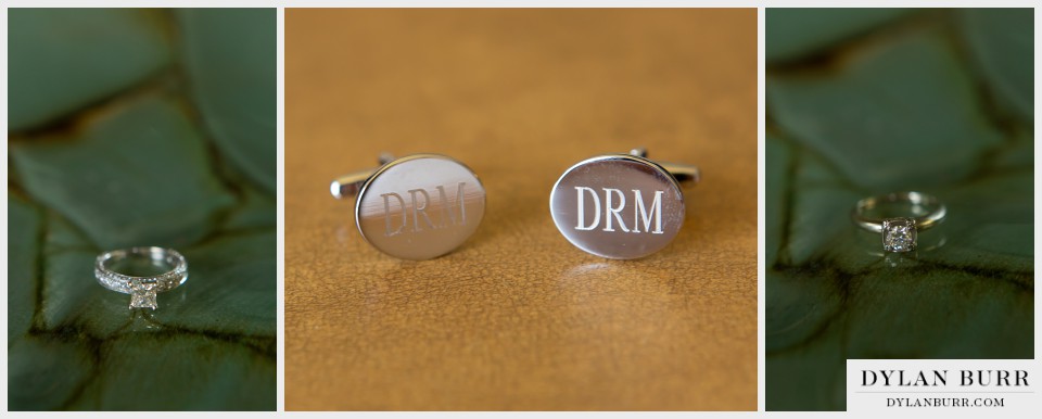 vista at applewood denver wedding photography rings cufflinks