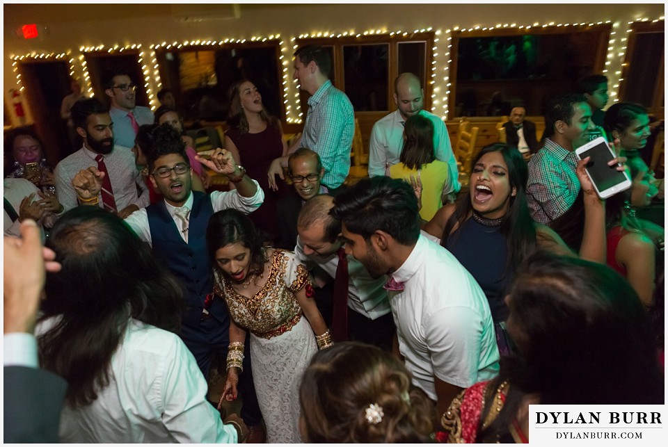 wild basin lodge hindu wedding reception dancing