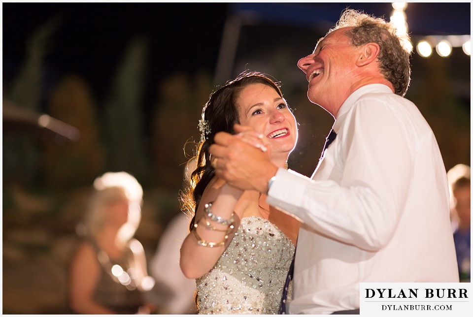 willow ridge manor wedding bride dancing with father