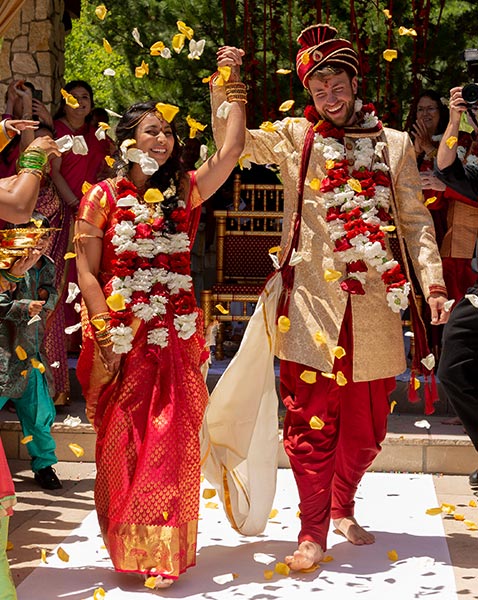 cielo wedding in castle pines colorado hindu fusion wedding