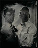 wedding tintype wetplate portrait gay married couple